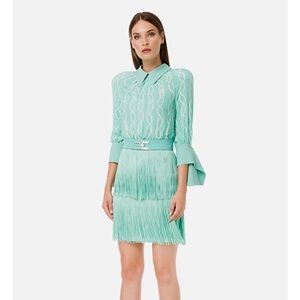 Elisabetta Franchi dress with fringes